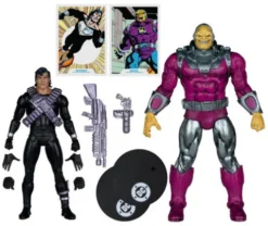 DC Multiverse Figura Megafig Pack de 2 Mongul vs Superman (Return of Superman) 25 cm
