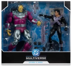 DC Multiverse Figura Megafig Pack de 2 Mongul vs Superman (Return of Superman) 25 cm