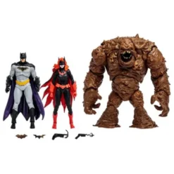 DC Multiverse Figuras Multipack Clayface, Batman & Batwoman (DC Rebirth) (Gold Label) 18 cm