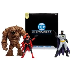 DC Multiverse Figuras Multipack Clayface, Batman & Batwoman (DC Rebirth) (Gold Label) 18 cm