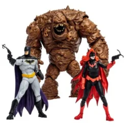 DC Multiverse Figuras Multipack Clayface, Batman & Batwoman (DC Rebirth) (Gold Label) 18 cm
