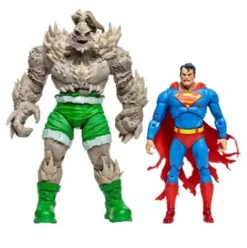DC Multiverse Figuras Superman vs Doomsday (Gold Label) 18 cm