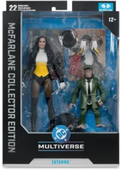 DC Multiverse McFarlane Figura Zatanna with Detective Chimp Collector Edition #53 18 cm