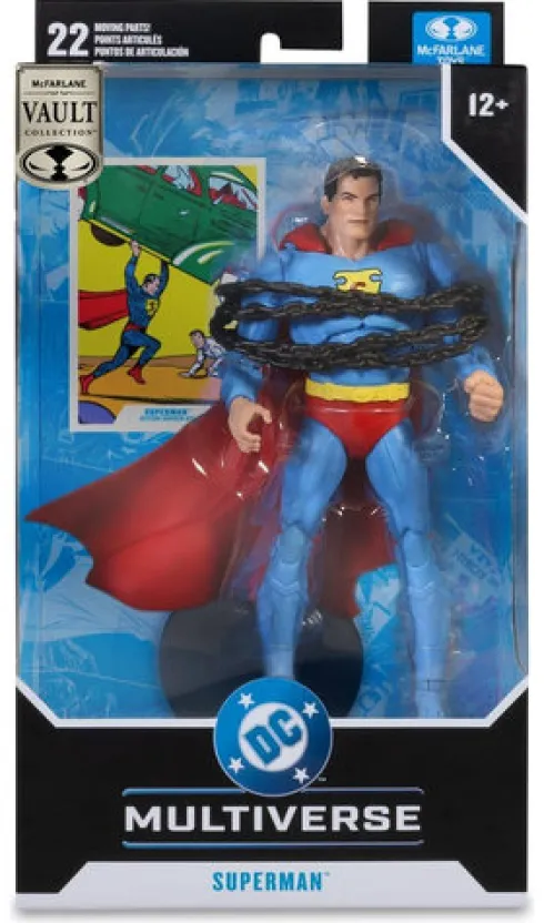DC Multiverse McFarlane Vault Collection Figura Superman (Action Comics) 18 cm