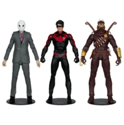 DC Multiverse Pack de 3 Figuras Paquete de 3 Nightwing vs. Talon & Owl (Batman: The Court of Owls) (Gold Label) 18 cm