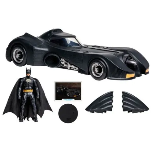 DC Multiverse Vehículo y Figura Batman 1989 with Batmobile 18 cm