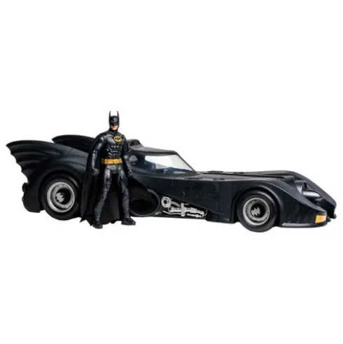 DC Multiverse Vehículo y Figura Batman 1989 with Batmobile 18 cm