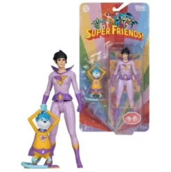 DC Retro Super Friends Figura Jayna & Gleek (Red Platinum Edition) 15 cm