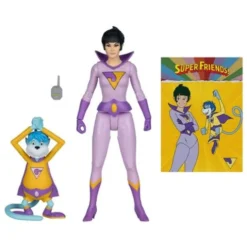 DC Retro Super Friends Figura Jayna & Gleek (Red Platinum Edition) 15 cm