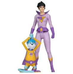 DC Retro Super Friends Figura Jayna & Gleek (Red Platinum Edition) 15 cm