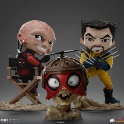 Deadpool & Wolverine Minifigura Mini Co. PVC Deadpool and Wolverine set Unmasked 14 cm