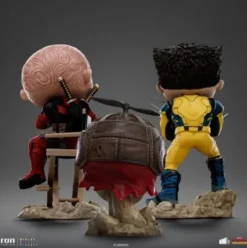 Deadpool & Wolverine Minifigura Mini Co. PVC Deadpool and Wolverine set Unmasked 14 cm