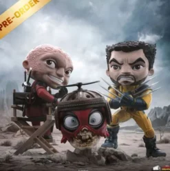 Deadpool & Wolverine Minifigura Mini Co. PVC Deadpool and Wolverine set Unmasked 14 cm