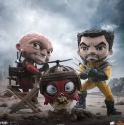 Deadpool & Wolverine Minifigura Mini Co. PVC Deadpool and Wolverine set Unmasked 14 cm
