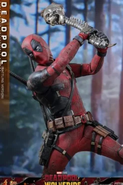 Deadpool & Wolverine Movie Masterpiece Figura 1/6 Deadpool (Battling Version) 30 cm