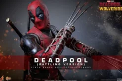 Deadpool & Wolverine Movie Masterpiece Figura 1/6 Deadpool (Battling Version) 30 cm