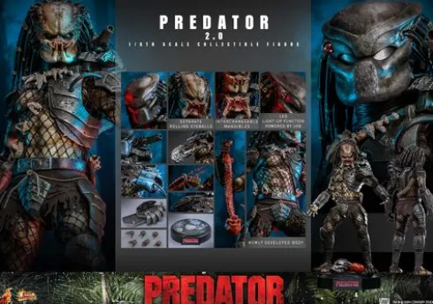 Depredador 1987 Figura Movie Masterpiece 1/6 Predator (2.0) 34 cm