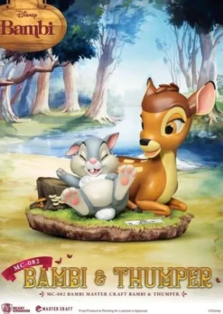 Disney Estatua Master Craft Bambi & Thumper 26 cm