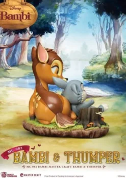 Disney Estatua Master Craft Bambi & Thumper 26 cm