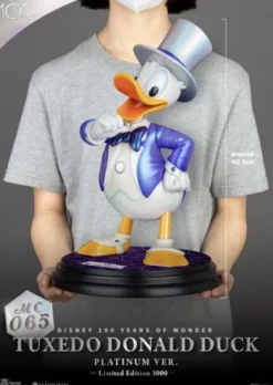 Disney 100th Estatua Master Craft Tuxedo Donald Duck (Platinum Ver.)