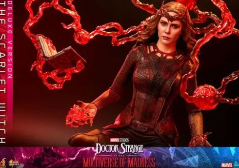 Doctor Strange en el Multiverso de la Locura Figura Movie Masterpiece 1/6 The Scarlet Witch (Deluxe Version) 28 cm