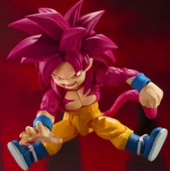 Dragon Ball Daima Figura S.H. Figuarts Super Saiyan Level 4 Goku (mini) 8 cm