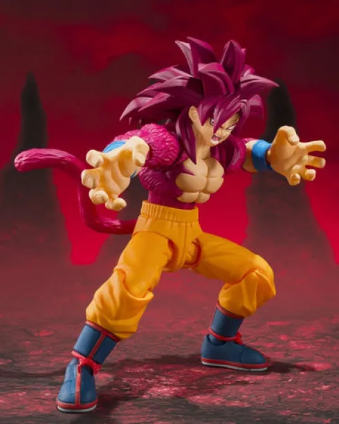 Dragon Ball Figura S.H. Figuarts Super Saiyan 4 Son Goku -Daima- 15 cm