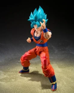 Dragon Ball Super Figura SH-Figuarts Super Saiyan God Super Son Goku (Blue power transcending Limits) 15 cm