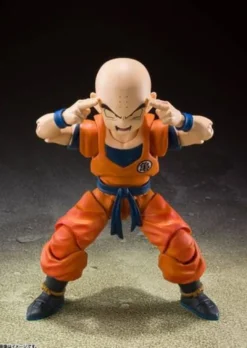 Dragon Ball Z Figura SH-Figuarts Krillin-Earth’s Strongest Man (nueva edición) 17 cm