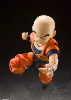 Dragon Ball Z Figura SH-Figuarts Krillin-Earth’s Strongest Man (nueva edición) 17 cm
