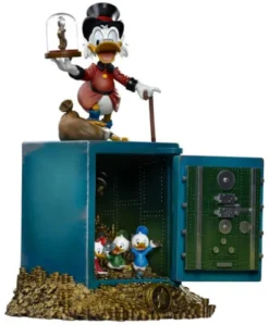 Duck Tales Estatua 1/10 Art Scale Uncle Scrooge McDuck and Nephews 30 cm