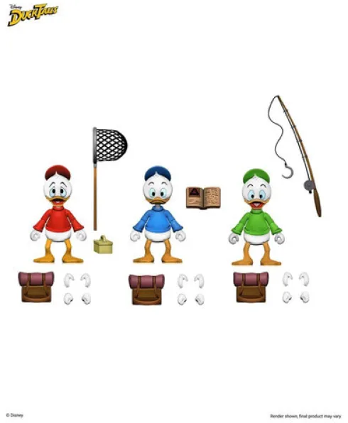 DuckTales Ultimate Figuras Pack de 3 Huey, Dewey, and Louie 18 cm