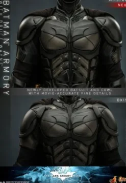 El caballero oscuro: La leyenda renace Figuras y Diorama Movie Masterpiece 1/6 Batman Armory with Bruce Wayne 30 cm