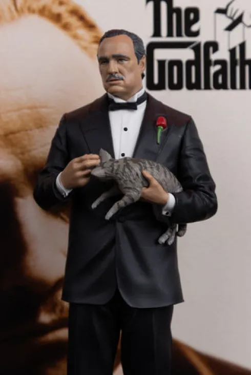 El Padrino Movie Maniacs Paramount Figura Don Corleone 17 cm