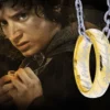 El Señor de los Anillos Anillo Único con collar (Plata de ley)