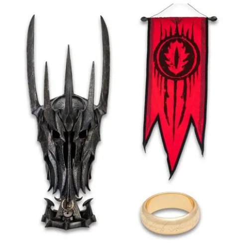 El Señor de los Anillos Réplica Museum Collection 1/1 Casco de Guerra de Sauron 76 cm