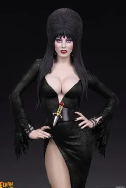 Elvira: Mistress of the Dark Estatua 1/4 Elvira (Black Glitter Dress) 48 cm