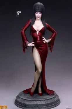 Elvira: Mistress of the Dark Estatua 1/4 Elvira (Red Glitter Dress) 48 cm