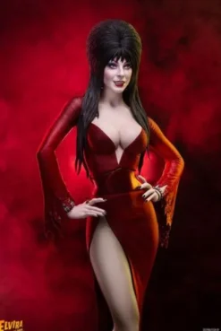 Elvira: Mistress of the Dark Estatua 1/4 Elvira (Red Glitter Dress) 48 cm