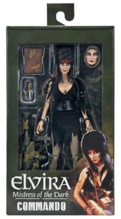 Elvira, reina de las tinieblas Figura Clothed Commando Elvira 20 cm