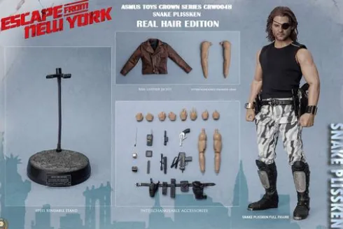 Escape from New York Figura 1/6 Snake Plissken (Real Hair Version)
