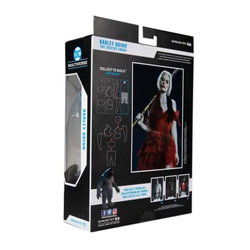 Escuadrón Suicida Figura Build A Harley Quinn 18 cm DC Comics McFarlane Toys