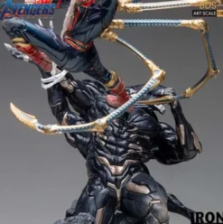 Estatua BDS Art Scale 1/10 Iron Spider vs Outrider 36 cm Vengadores Endgame