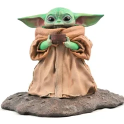 Estatua Premier Collection The Child Soup The Mandalorian Star Wars 17cm