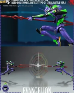Evangelion: New Theatrical Edition Figura Robo-Dou Evangelion Test Type – 01 Final Battle Version 25 cm