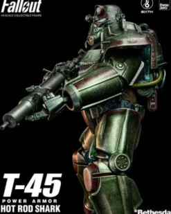 Fallout Figura FigZero 1/6 T-45 Hot Rod Shark Power Armor 37 cm