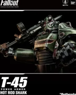 Fallout Figura FigZero 1/6 T-45 Hot Rod Shark Power Armor 37 cm
