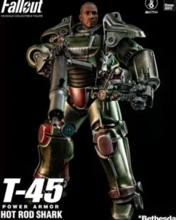 Fallout Figura FigZero 1/6 T-45 Hot Rod Shark Power Armor 37 cm
