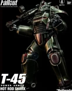 Fallout Figura FigZero 1/6 T-45 Hot Rod Shark Power Armor 37 cm