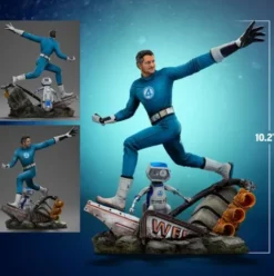 Fantastic Four Estatua 1/10 Art Scale Mr. Fantastic and H.E.R.B.I.E 26 cm